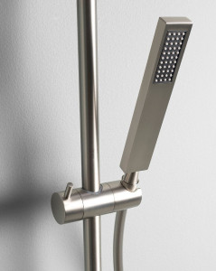 Настенная душевая колонка из нержавеющей стали с ручным душем