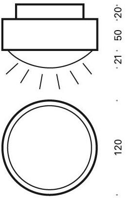 Top Light Аппликация из металла Puk one, plus & turn sun-id-1440795 - Вид №3