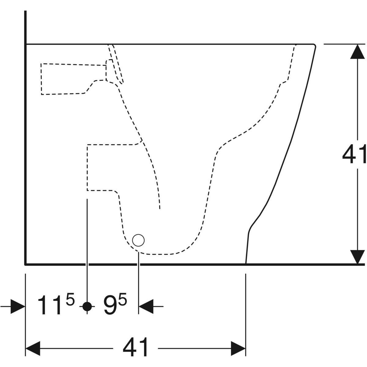 Туалет для ванной комнаты Geberit SMYLE ARCH-00102239 - Вид №4