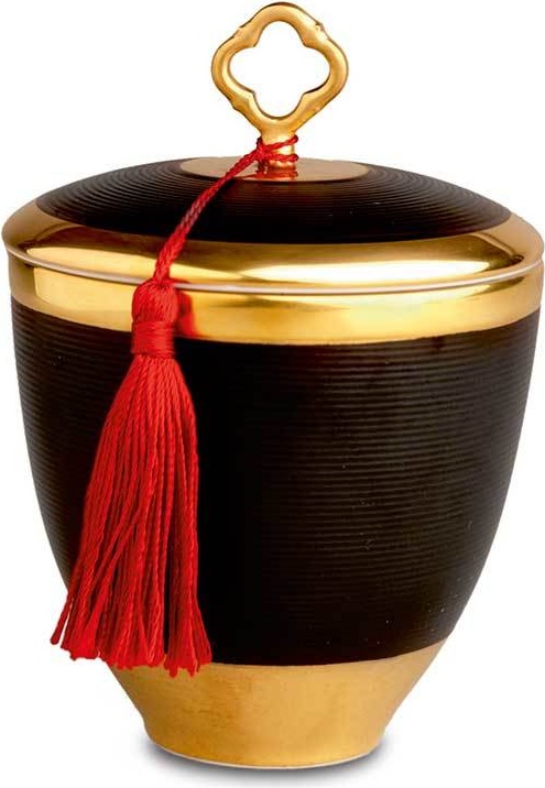 10571379 L’Objet Свеча с кистью 13см "Ключ" (позолота) Фарфор 