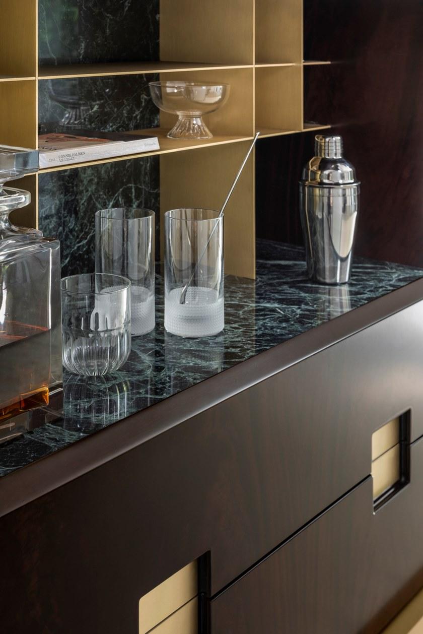 GHIDINI1961 Комод из фанерованной древесины с ящиками Zuan Pr302sb101 - Вид №3