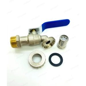 91029438 Кран садовый TIM V03FM-3 со штуцером 3/4" наружная резьба STLM-1516452