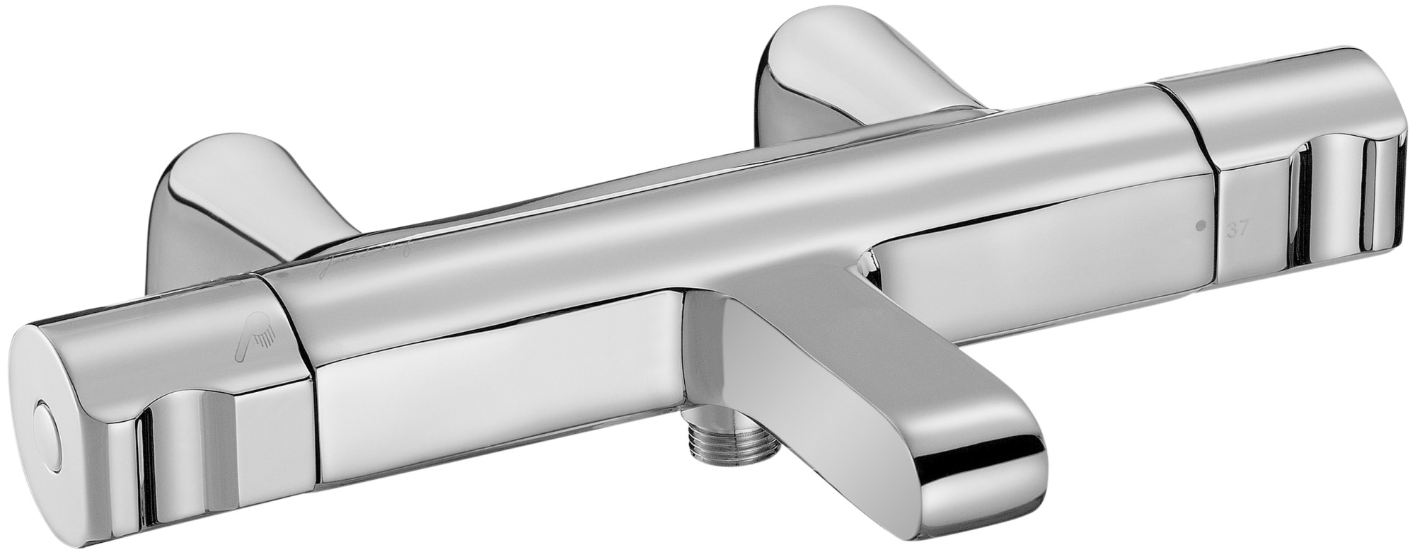 E10871-CP Термостатический смеситель для ванны/душа для монтажа на палубе JACOB DELAFON SINGULIER