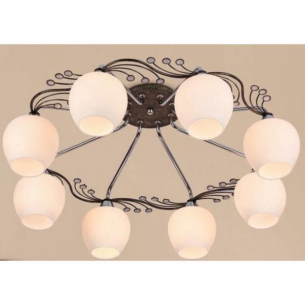 Потолочная люстра Citilux Сюита CL153181 CITILUX СЮИТА ХРОМ 182757 Белый  - Вид №1