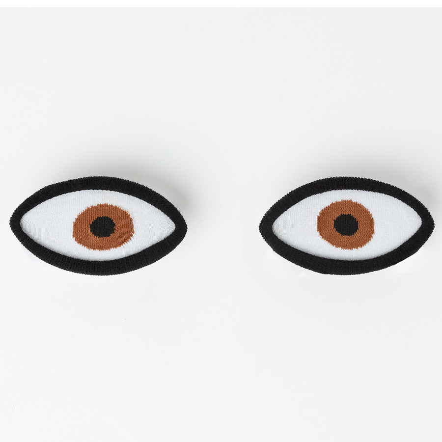 DYEYESOBR Носки eye, коричневые Doiy 