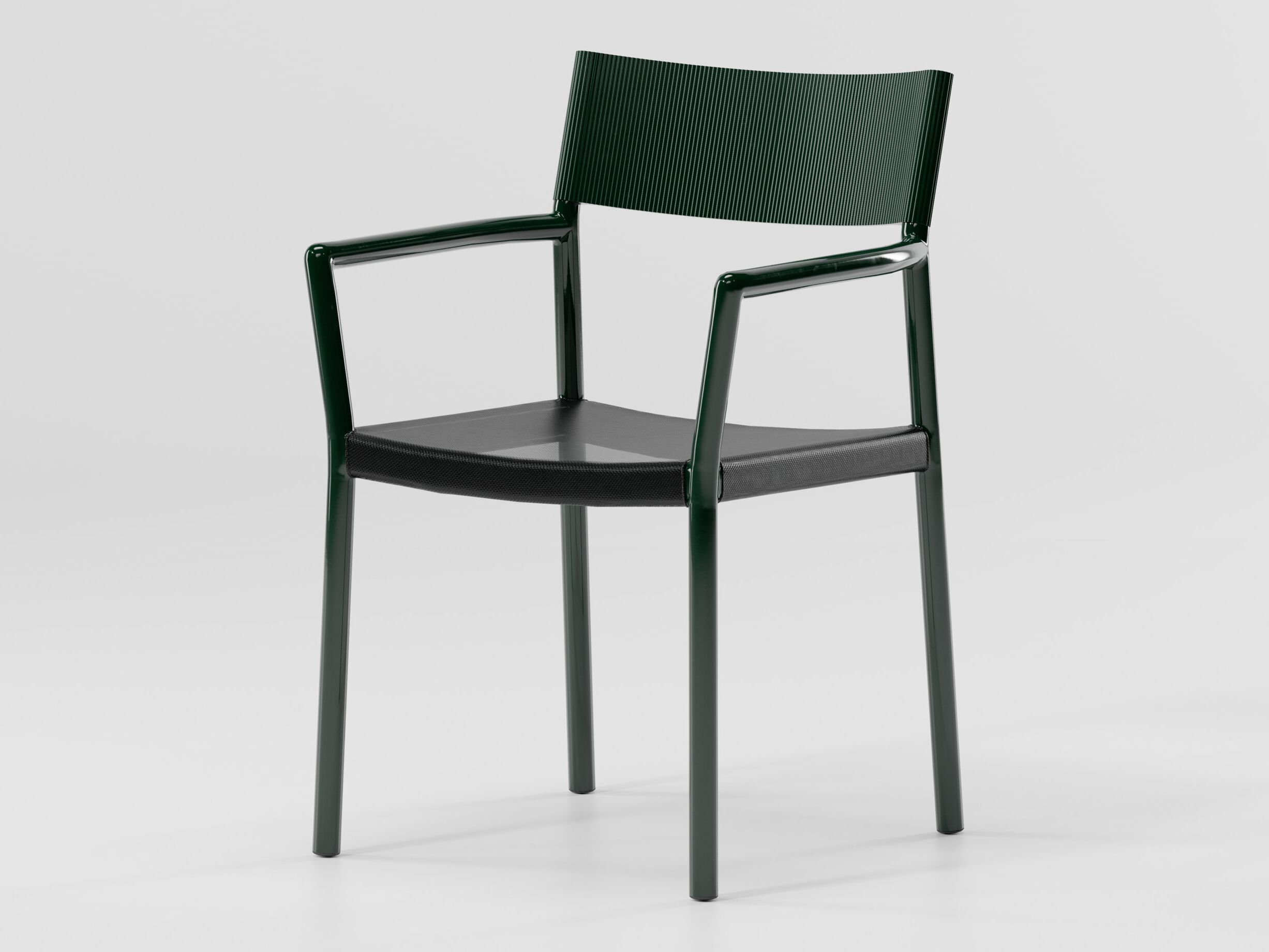 Алюминиевый стул с подлокотниками и сиденьем из текстилена Kettal Passage ARCH-00118115