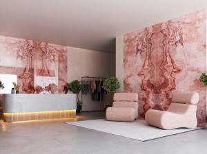 Декоративная стеклянная панель