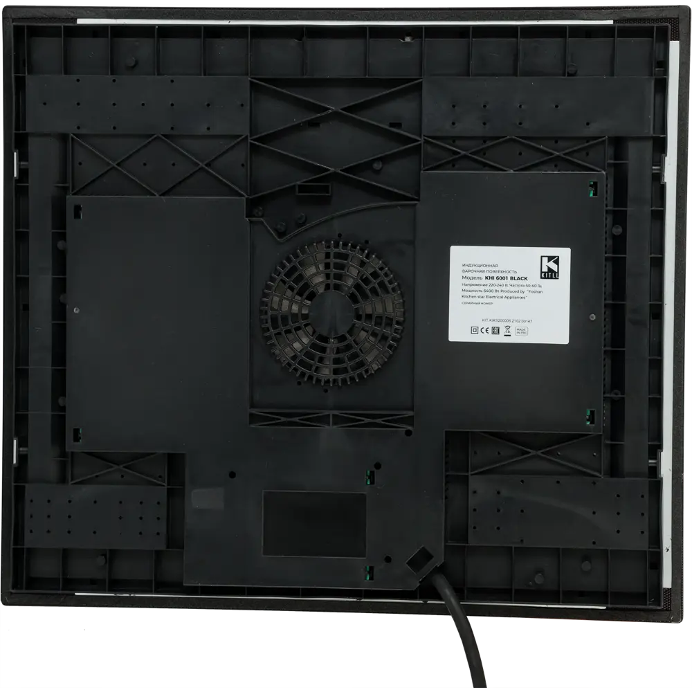 Индукционная варочная панель Kitll KHI 6001 BLACK 60 см 4 конфорки цвет чёрный STLM-2107046 - Вид №5