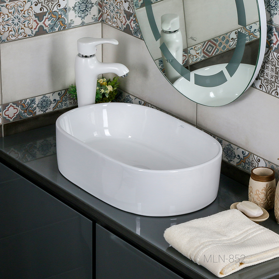 Накладная раковина melana mln-852(а110) 852-805
