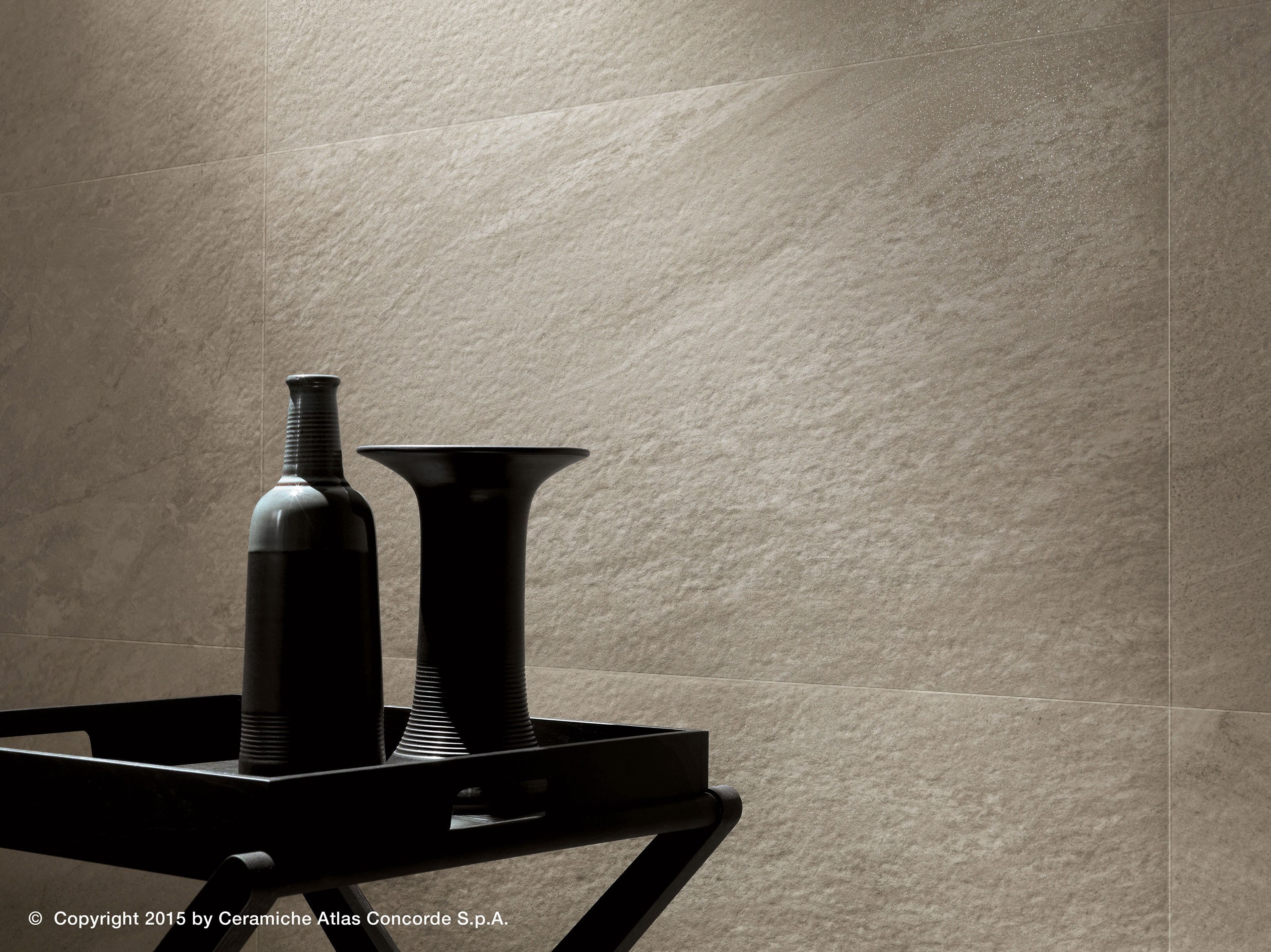 Белое керамическое покрытие с эффектом камня Atlas Concorde ARCH-00075165