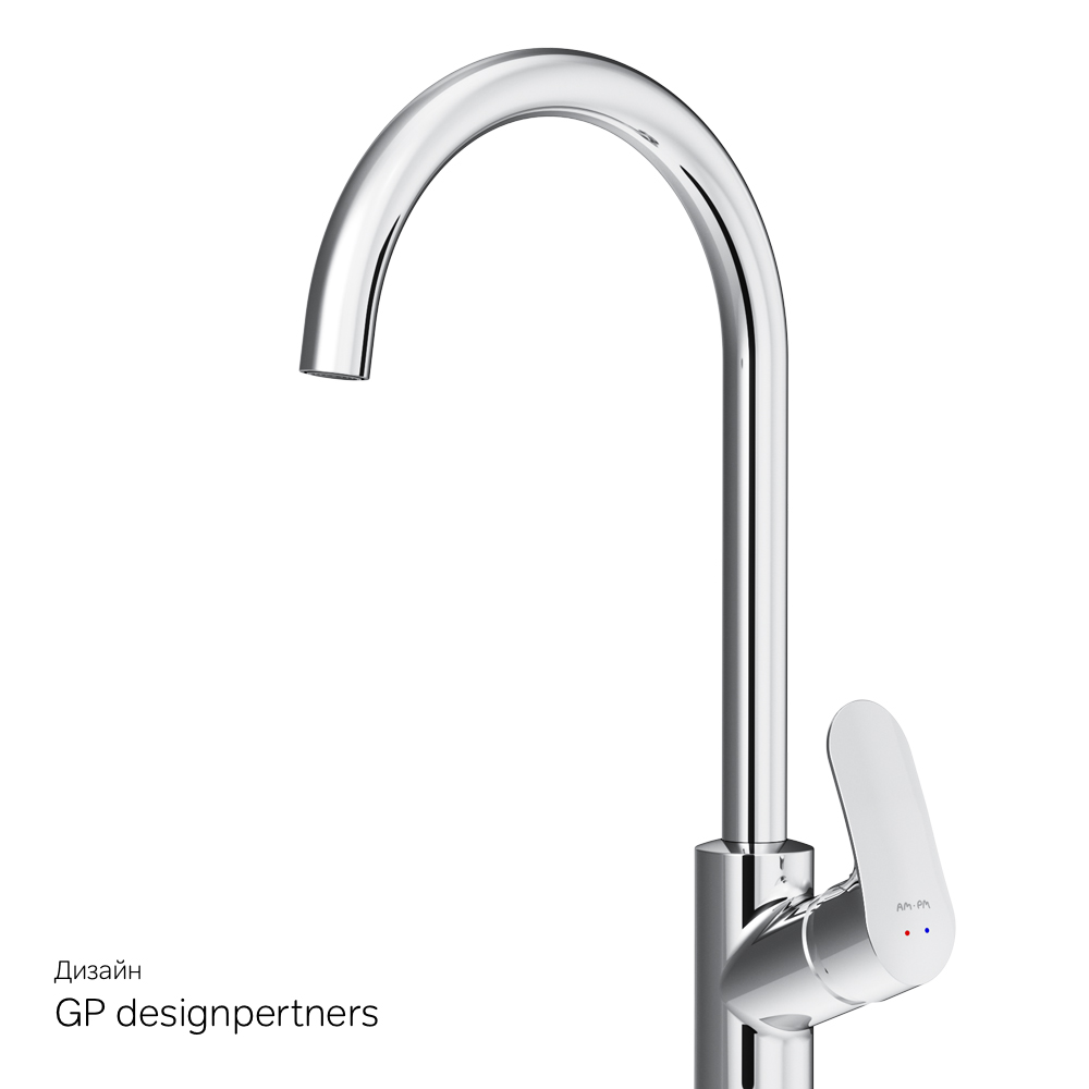 F8007100 смеситель для кухни хром шт. AM.PM Like - Вид №8