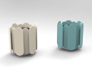 Круглый полиэтиленовый плантатор