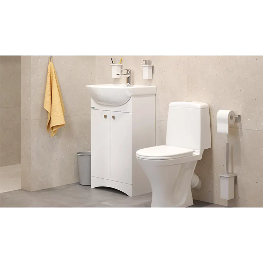 Керамогранит Grasaro Granella 60x60 см 1.8 м² матовый цвет светло-бежевый STLM-2175842 - Вид №3