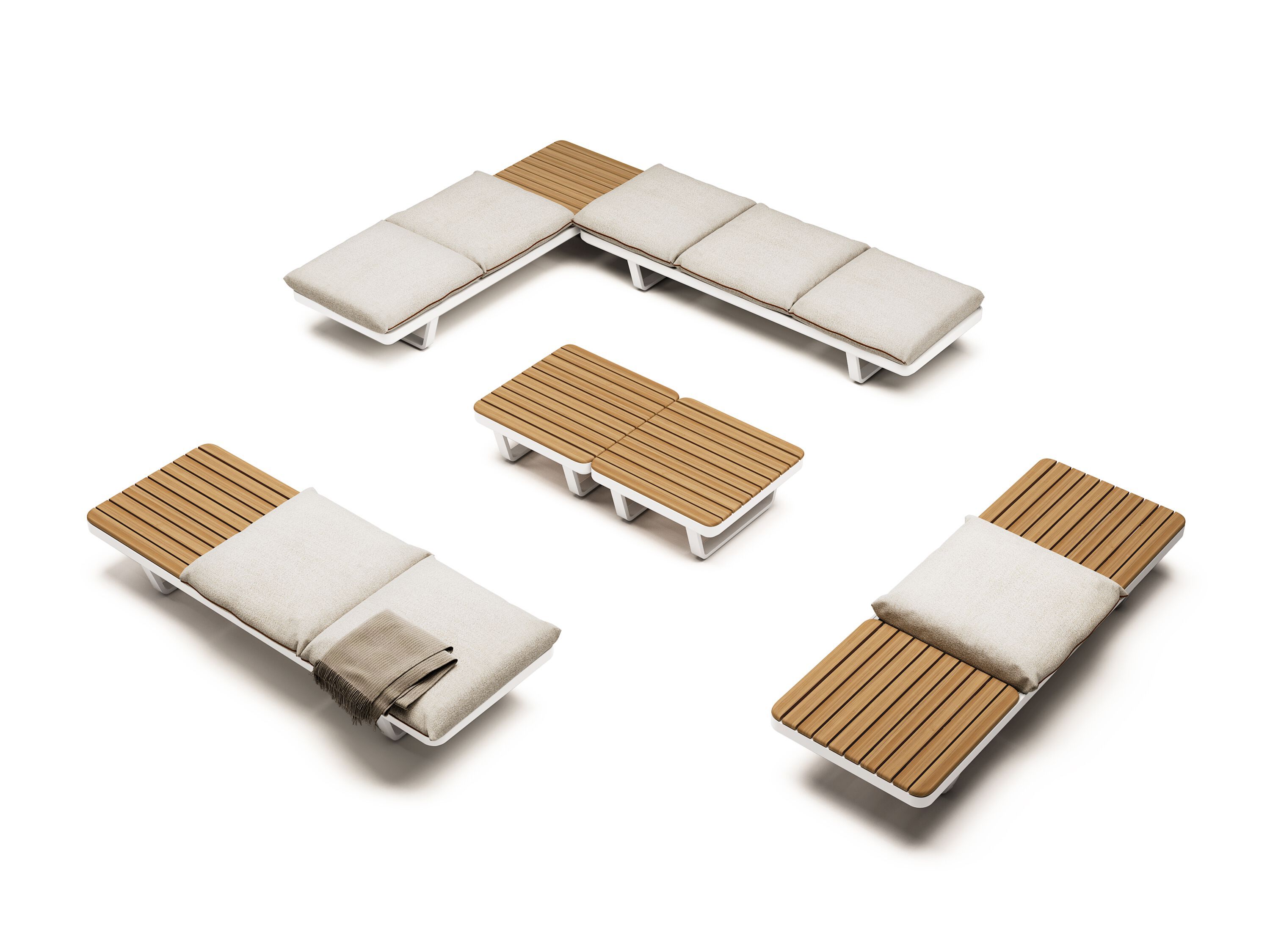 Модульный садовый диван с алюминиевой рамой Atmosphera Венеция ARCH-00050634 - Вид №13