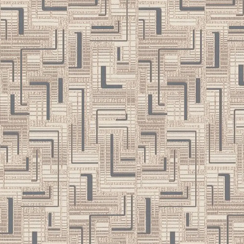 Виниловые обои PALITRA HOME Labirint серые с глубокой фактурой 14777347 STLM-0834341 - Вид №1