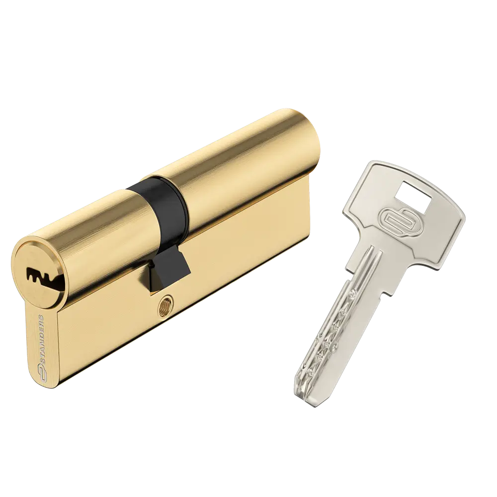 Цилиндр дверной Standers TTAL1-3555GD с защитой от взлома 82625314 STLM-0032189