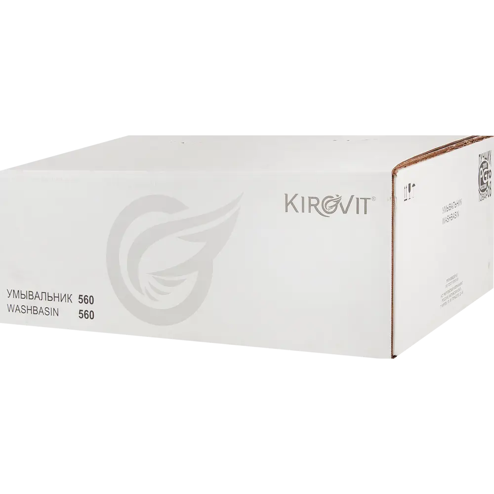 KIROVIT Гамма 560 - элегантная накладная раковина из фарфора 82276074 STLM-0023808 - Вид №3