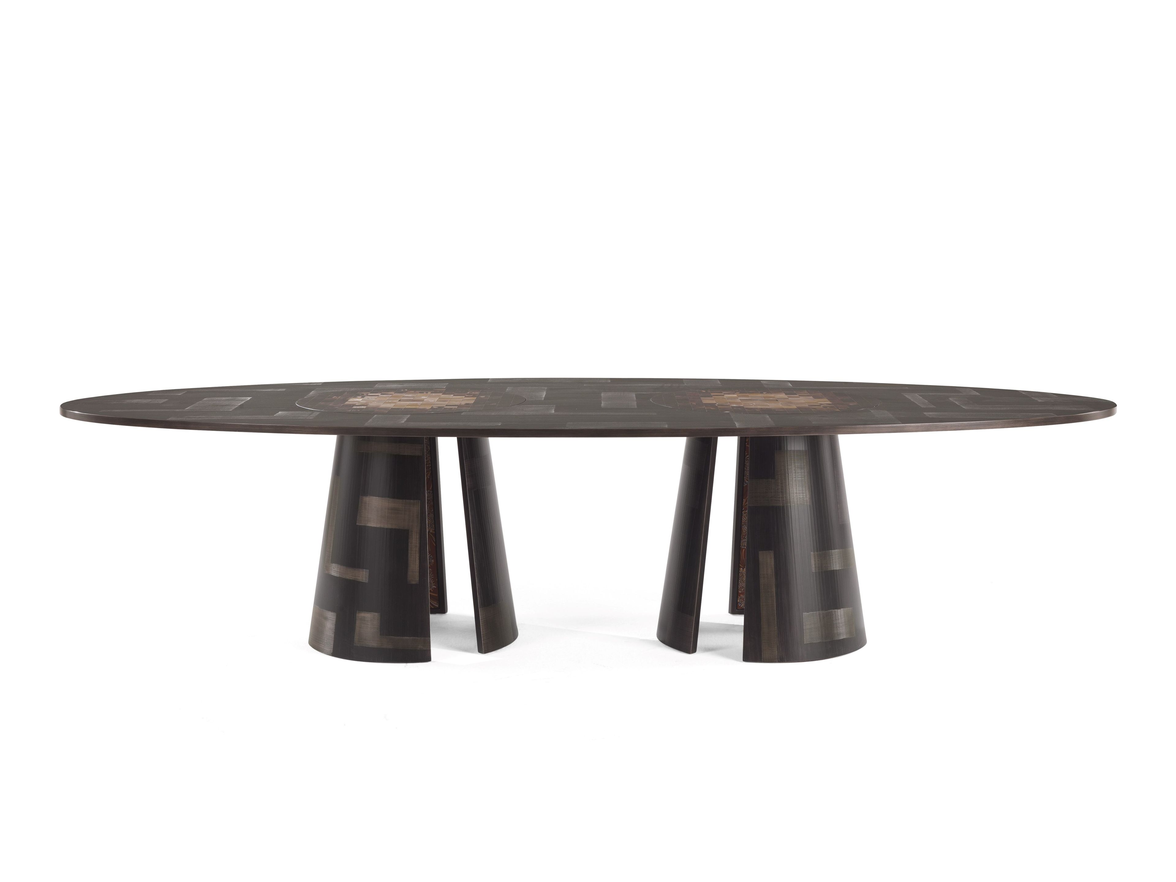 Деревянный овальный стол для гостиной ETRO Home Interiors Алеппо ARCH-00079177