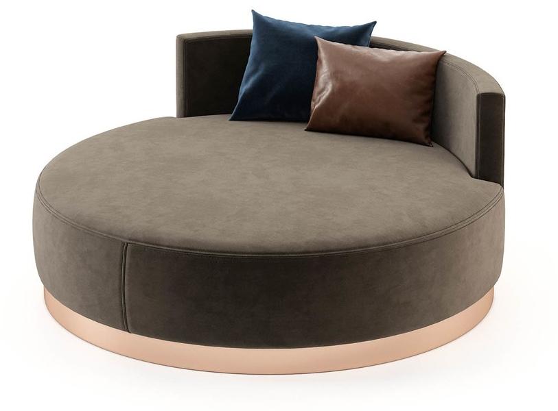 Laskasas Круглая кровать-пуф из ткани sun-id-1466028 - Вид №1