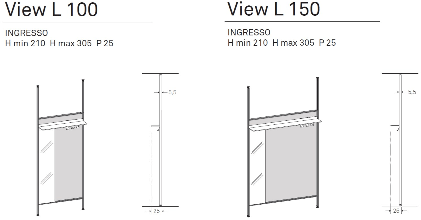 Caccaro Потолочная вешалка Sideview sun-id-1482370 - Вид №3