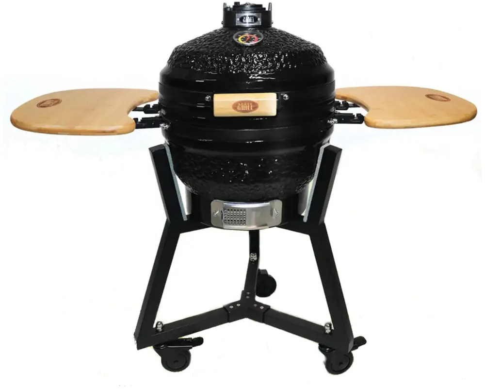 90412948 Гриль керамический Start Grill SG16 16 PRO черный с термометром STLM-0220027