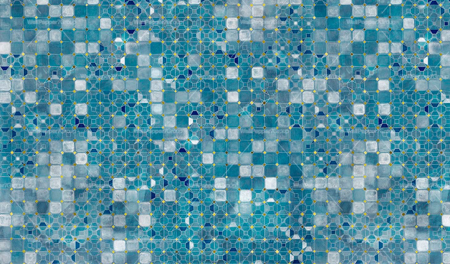 Геометрические обои ПВХ бесплатно, экологически чистые, моющиеся WallPepper AZUL ARCH-00053439 - Вид №1