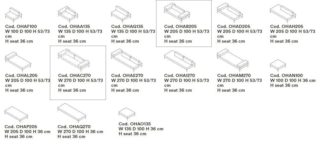 Tacchini Диван Happy hour sun-id-1436744 - Вид №1