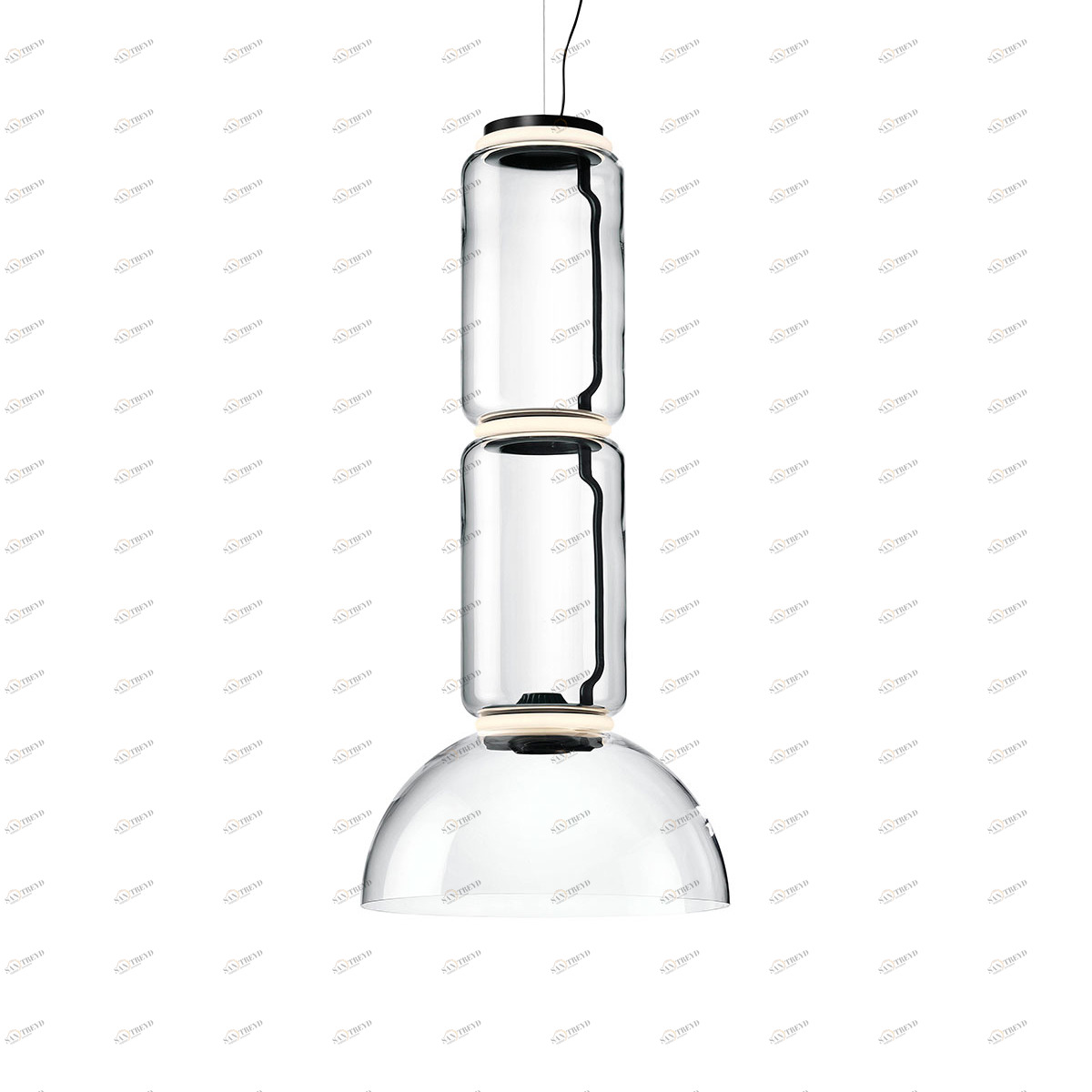 Светильник подвесной 96х35 см прозрачный Delight Collection 10248P/B-2 DELIGHT COLLECTION ДИЗАЙНЕРСКИЕ 00-3882335 Прозрачный 