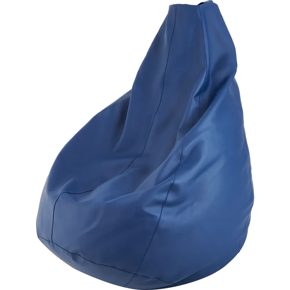 Кресло-груша экокожа синий 80x120 см 86406180 STLM-2098973 Santreyd 