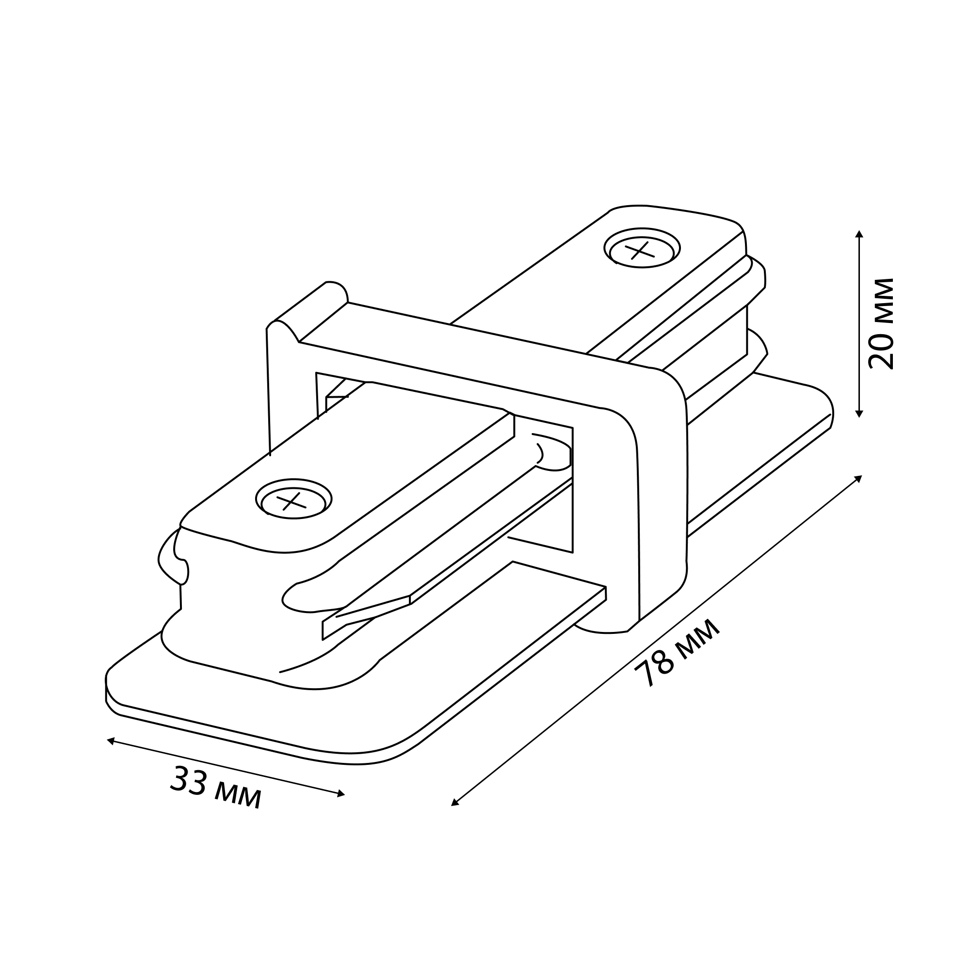 Коннектор Volpe для трековых шинопроводов UBX-Q122 G11 82732522 STLM-0034947 - Вид №4