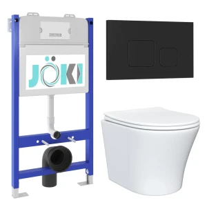 91611749 Комплект инсталляция с унитазом Joki JKS802011023BM цвет белый STLM-1120102