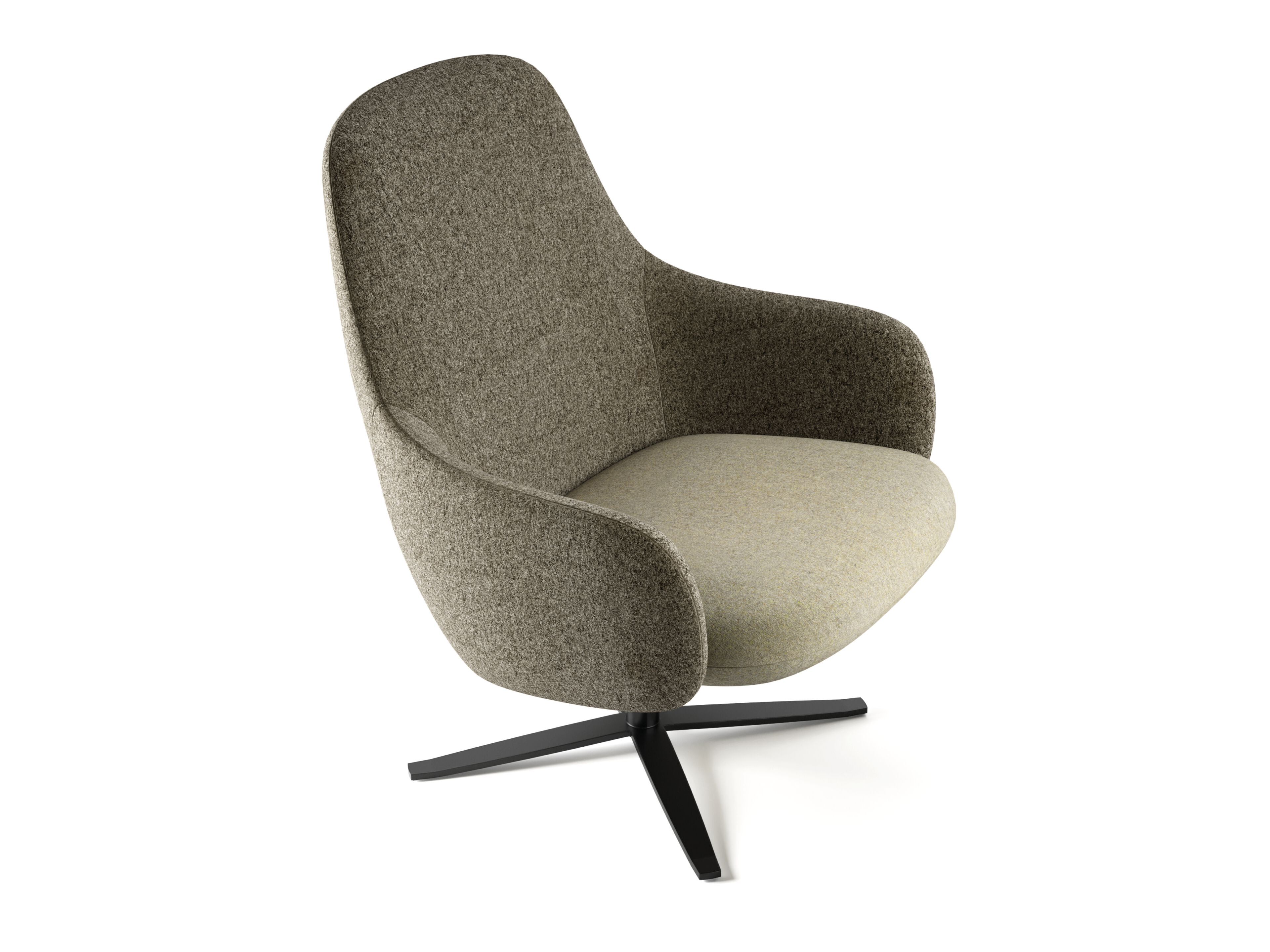 Тканевое кресло с подлокотниками Innova Imbottiti Bloom ARCH-00113960 - Вид №1