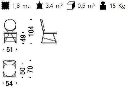 Moroso Мягкое кресло-медальон Double zero sun-id-1454055 - Вид №10