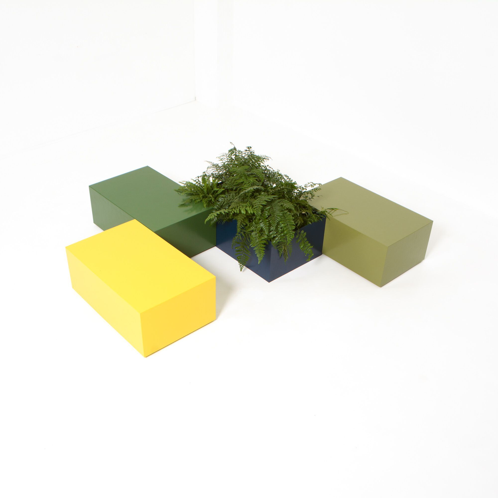 Низкая алюминиевая плантатор с порошковым покрытием SIXINCH PLANTER ARCH-00146353 - Вид №4