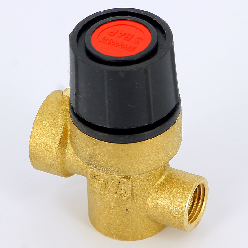 Клапан предохранительный ВВ с отверстием для манометра 1/4" EMMETI 1/2" 3 бар 00206080 - Вид №2