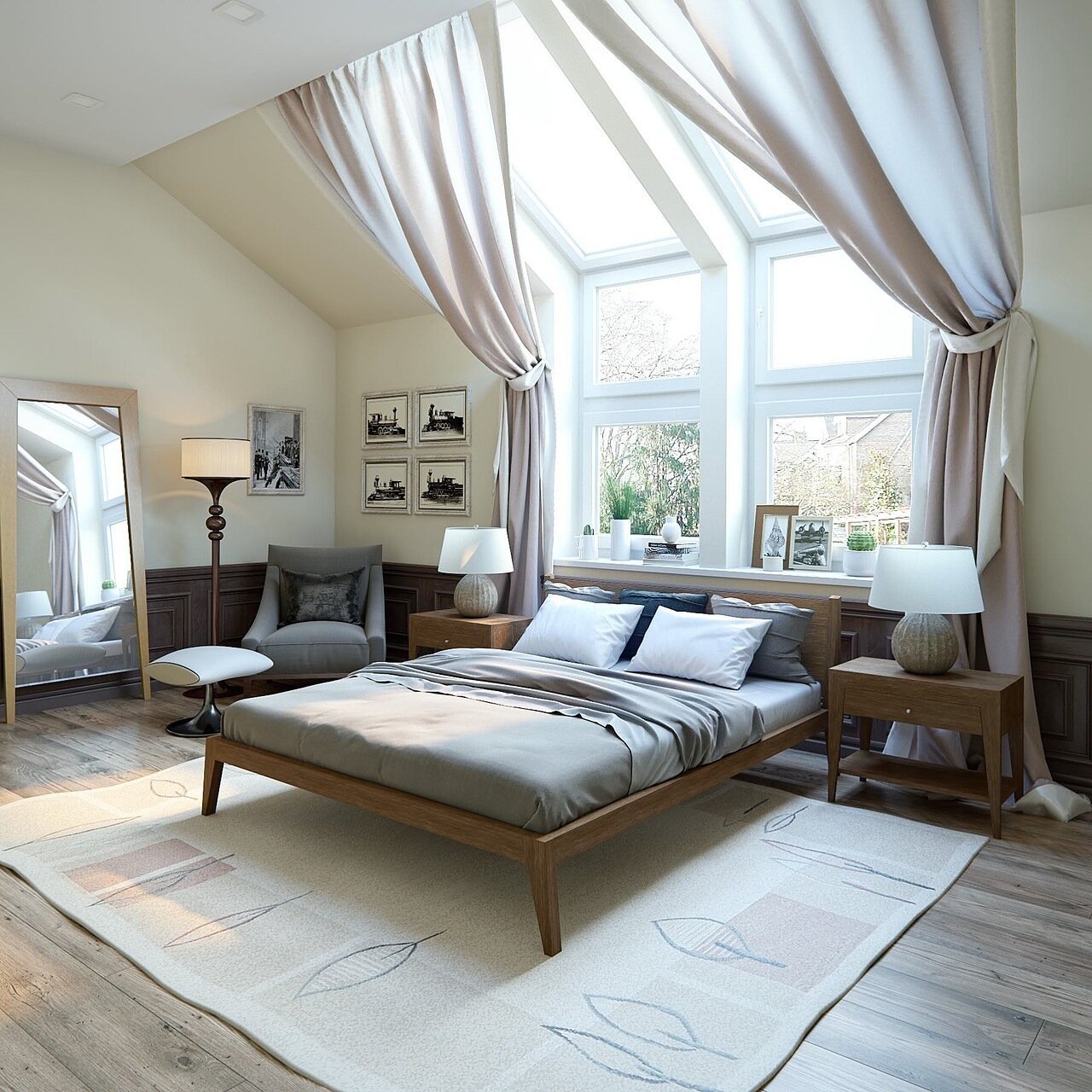 Тумбочка прикроватная дуб Still BRAGIN DESIGN  256435 Коричневый  - Вид №1