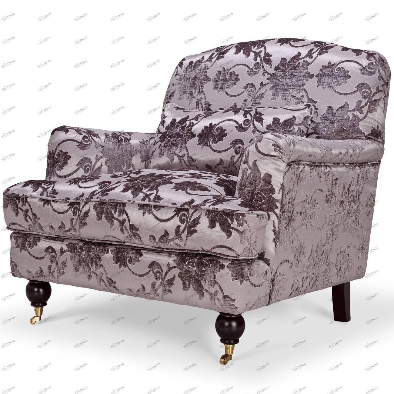 Кресло Zeta KELLY LOUNGE ДИЗАЙНЕРСКИЕ 210985 Серый 