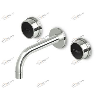 ZSV671.CN - R99500 - R99504 Смеситель для раковины на 3 отверстия с аэратором. Горловина L175мм. Zucchetti Savoir 