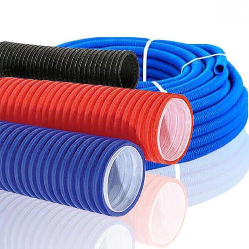 Труба металлопластиковая RIXc HENCO в гофре 16х2мм бухта 100м синяя 100R16MB - Вид №4