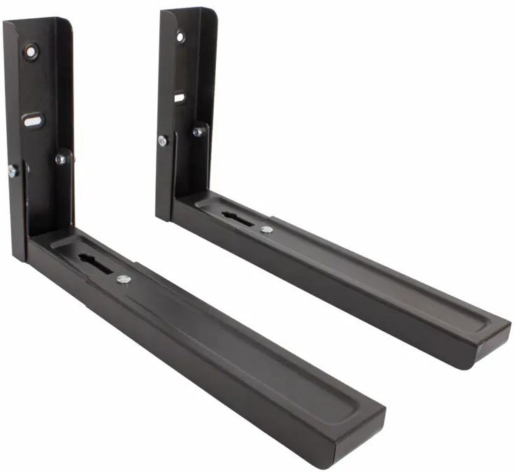 90829415 Кронштейн для микроволновки Eurokitchen MW102B 36.50x6.30x10.70 см максимальная нагрузка 35 кг сталь цвет черный STLM-0402393