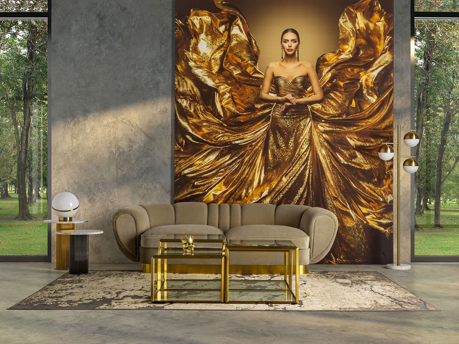 Стальной круглый журнальный столик Vical Home COEN ARCH-00117054 - Вид №2