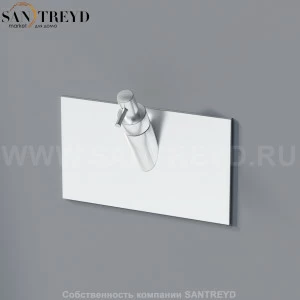 Agape SQUARE Диспенсер для мыла хромированный матовый ARUB1022SP