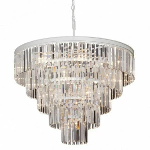 Люстра подвесная белая Vitaluce V1806-0/8+4+4+1 VITALUCE ДИЗАЙНЕРСКИЕ 00-3887663 Белый;прозрачный