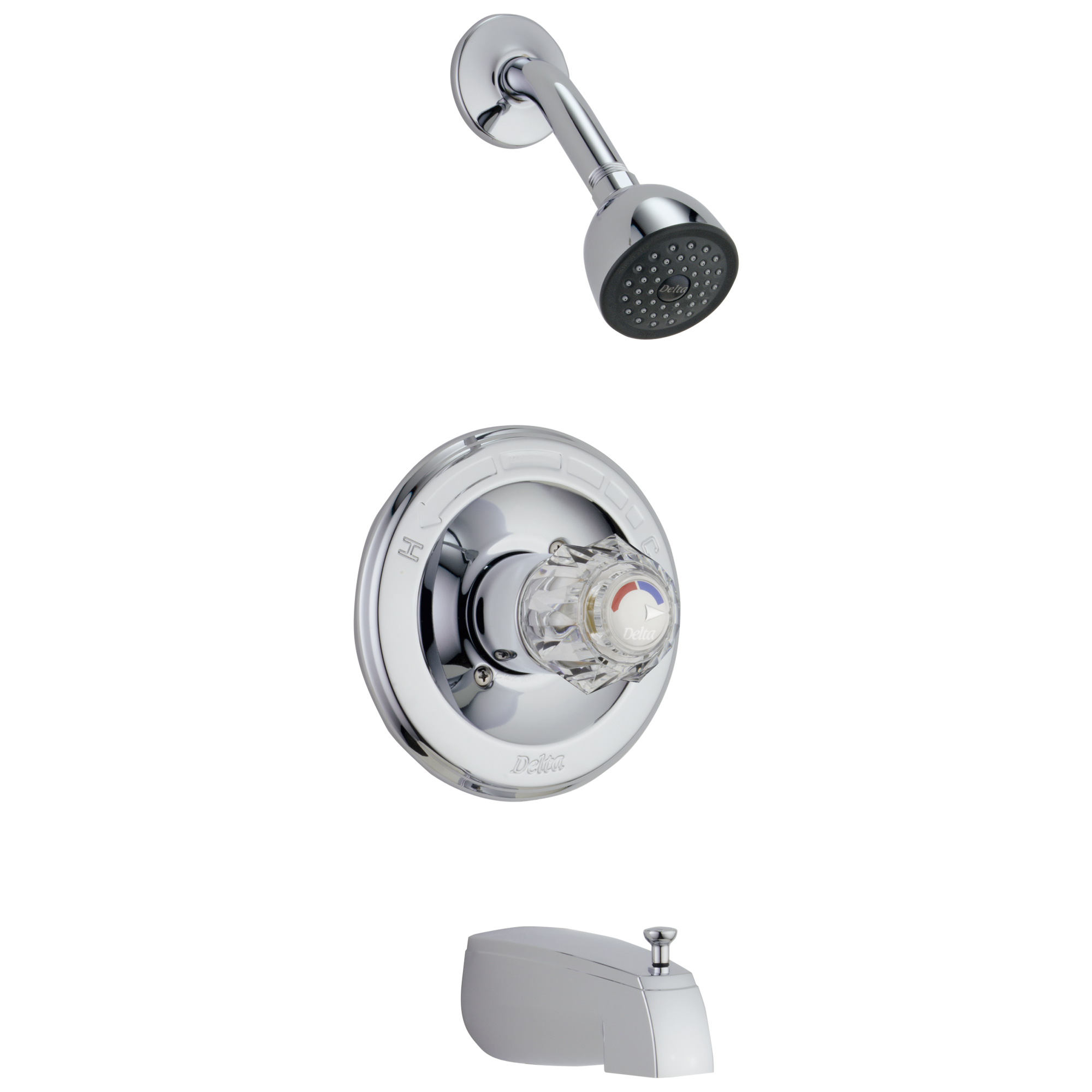 T13422-SOS Панель Monitor® 13 Series для ванны и душа Delta Faucet Classic Хром