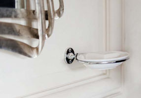 Gentry Home Керамический держатель стакана Queen Никель GH100460 - Вид №1