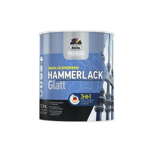 90780539 Эмаль по ржавчине 3 в 1 3 в 1 Dufa Premium Hammerlack цвет зеленый 0.75 л STLM-0852889