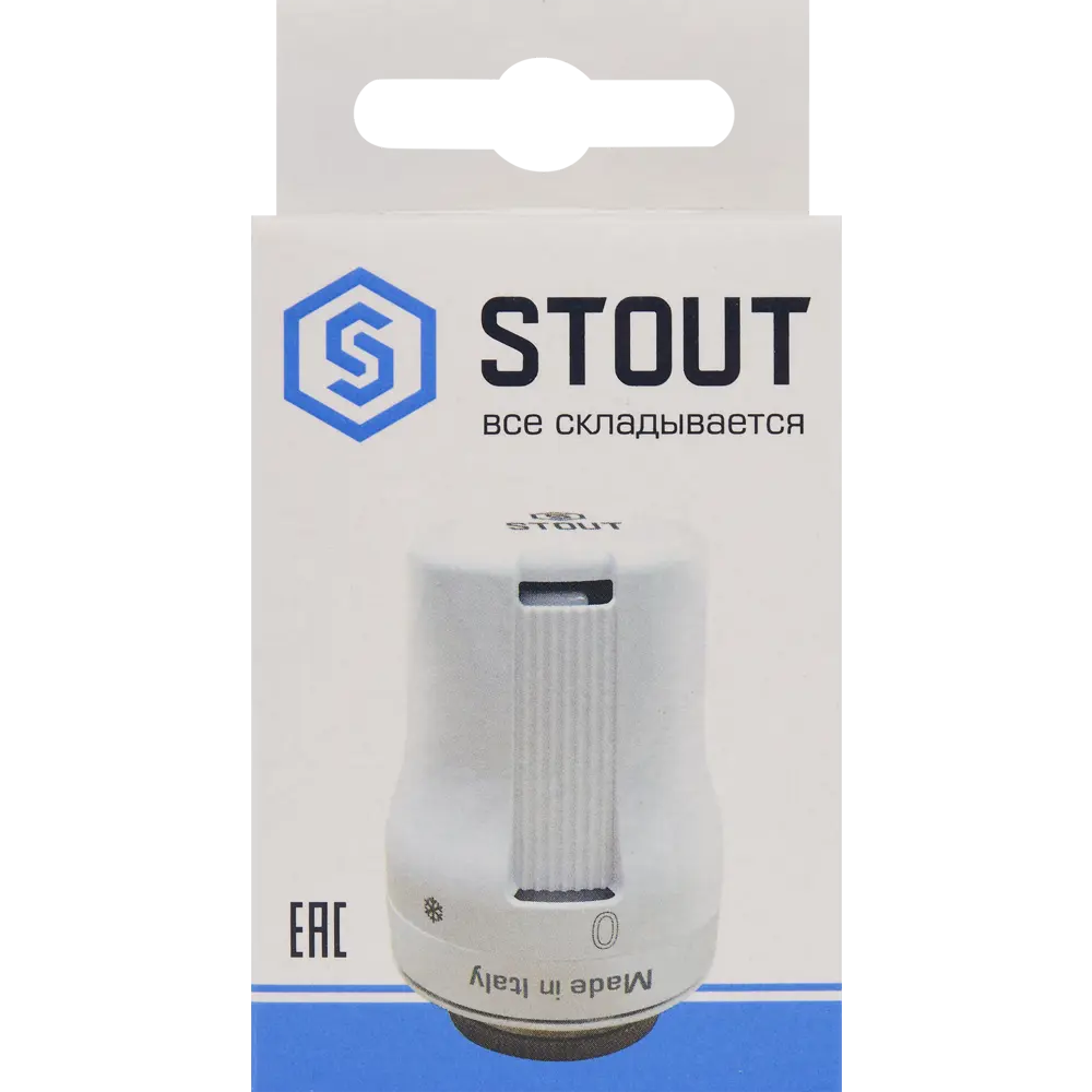 Термостатическая головка электронная Stout SHT-0002-003015 M30x1.5 белая 82432075 STLM-2180150  - Вид №3