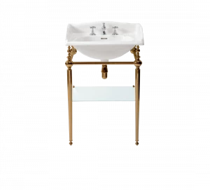 Gentry Home Таз большой белый Victorian Бронза GH101819