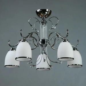 Потолочная люстра Brizzi Tarragona MA02640C/005 Chrome BRIZZI ДИЗАЙНЕРСКИЕ, TARRAGONA CHROME 278963 Белый