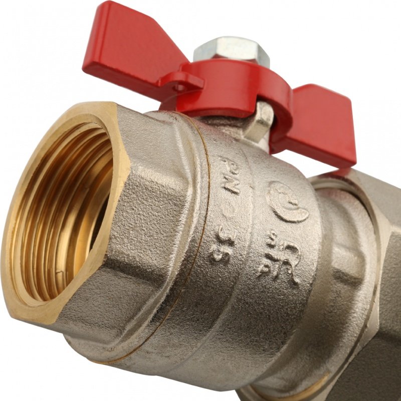 Коллектор из латуни на 6 вых. с расходомерами STOUT SMB0473000006 - Вид №1